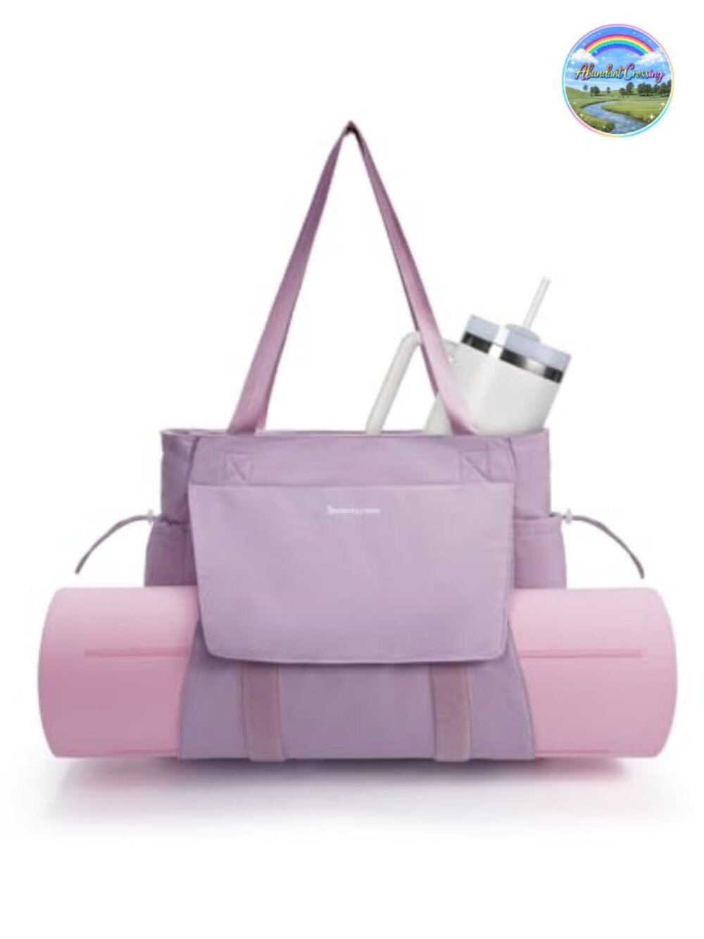 Waterproof Yoga Mat Bag Tote Gym Carrier Wet Pocket 19L Lightweight
